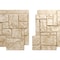Ekena Millwork 49"W x 24 1/2"H x 1 1/4"D Castle Rock Stacked Stone, StoneWall Faux Stone Siding Panel, Sandstone PNU24X48CRSD - alternate 6